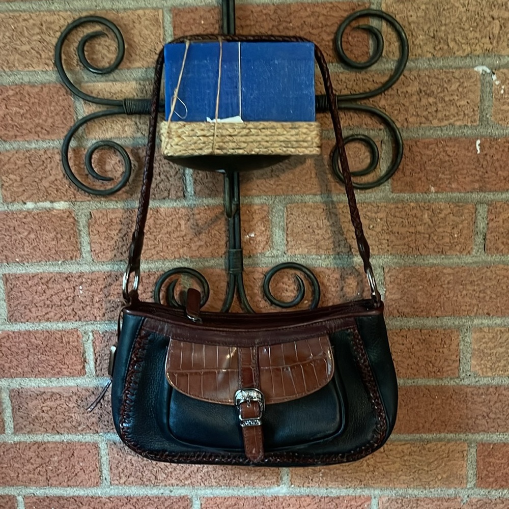 MaggiB Shoulder Bag excellent condition -Silver hardware braided handle.